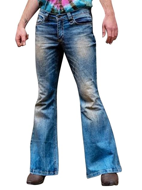com FREE DELIVERY and Returns possible on eligible purchases. . Bell bottom mens jeans